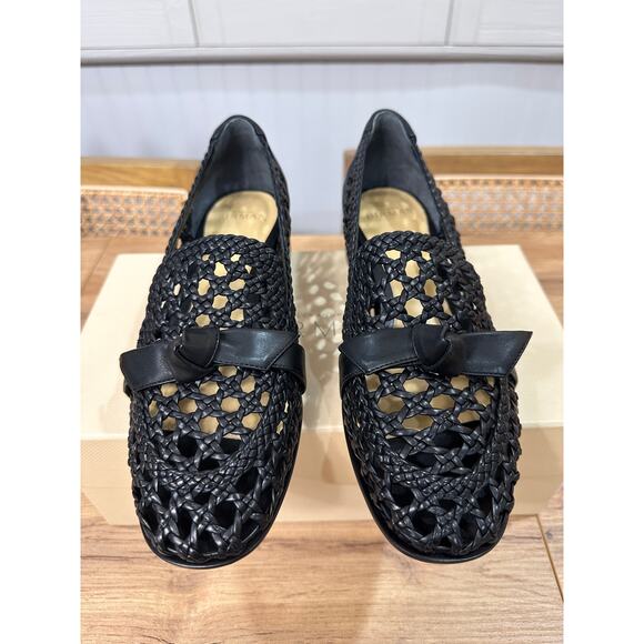 Alexandre Birman Clarita Basketry Loafer Black Sz 7 US 37 EU NIB Casual Elegance - Picture 5 of 15